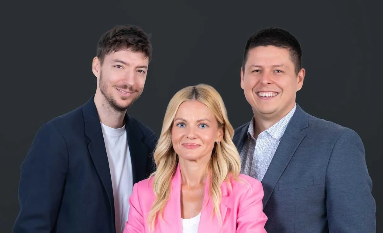 Zavisi founders Luka Prišunjak, Sandra Nešić and Bojan Popić